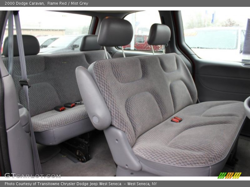 Rear Seat of 2000 Caravan 