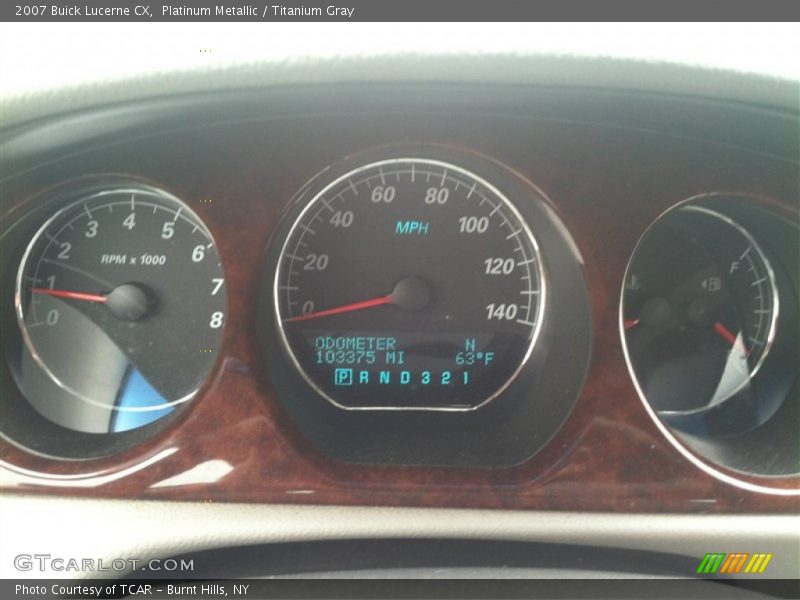 Platinum Metallic / Titanium Gray 2007 Buick Lucerne CX