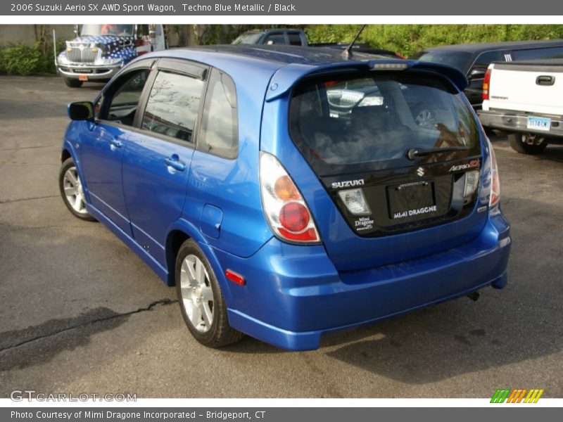 Techno Blue Metallic / Black 2006 Suzuki Aerio SX AWD Sport Wagon