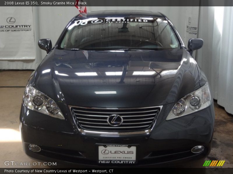 Smoky Granite Mica / Black 2008 Lexus ES 350