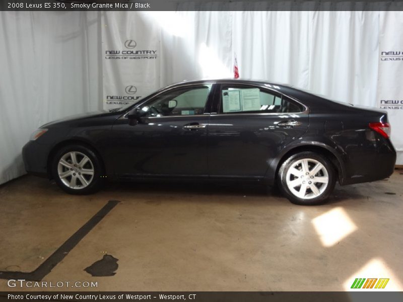 Smoky Granite Mica / Black 2008 Lexus ES 350