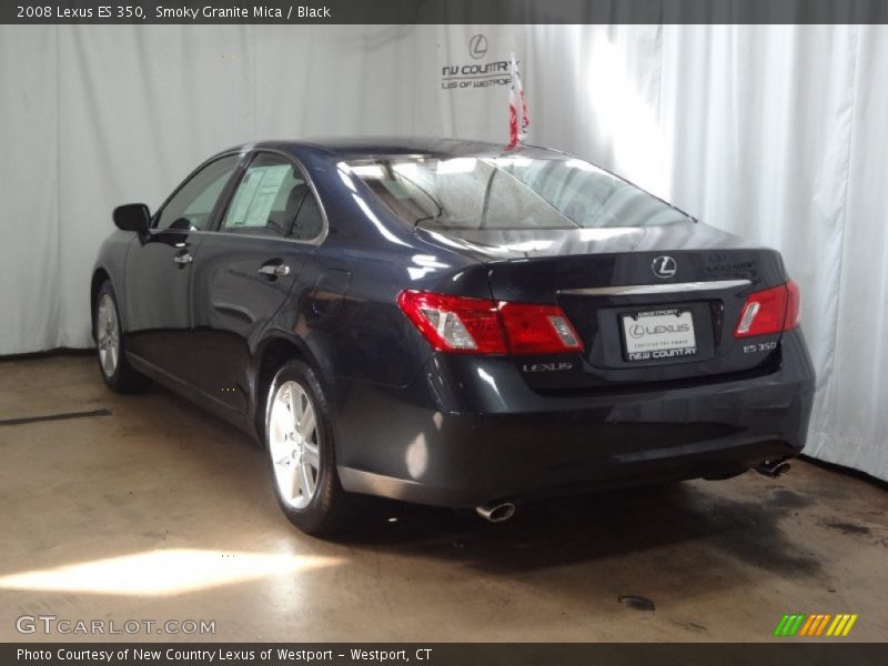 Smoky Granite Mica / Black 2008 Lexus ES 350