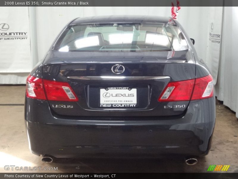 Smoky Granite Mica / Black 2008 Lexus ES 350