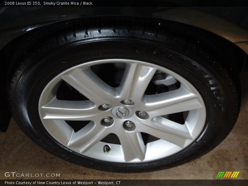 Smoky Granite Mica / Black 2008 Lexus ES 350