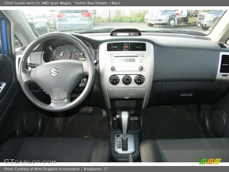 Techno Blue Metallic / Black 2006 Suzuki Aerio SX AWD Sport Wagon