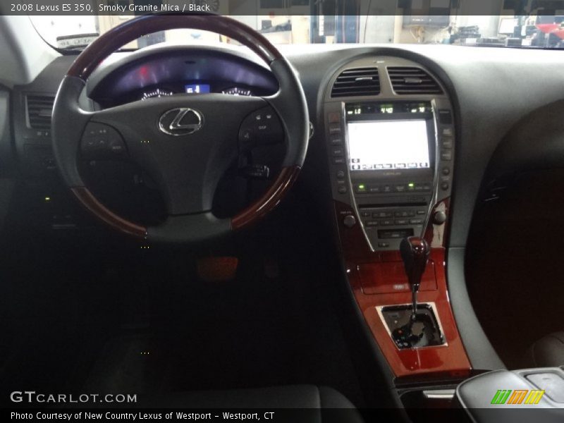 Smoky Granite Mica / Black 2008 Lexus ES 350