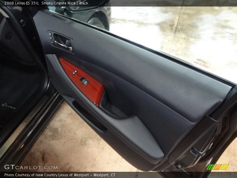 Smoky Granite Mica / Black 2008 Lexus ES 350