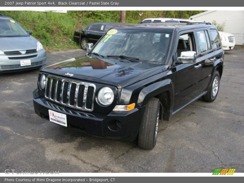 Black Clearcoat / Pastel Slate Gray 2007 Jeep Patriot Sport 4x4