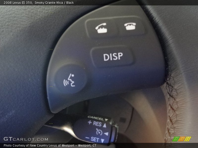 Smoky Granite Mica / Black 2008 Lexus ES 350