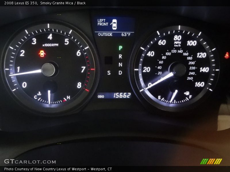 Smoky Granite Mica / Black 2008 Lexus ES 350