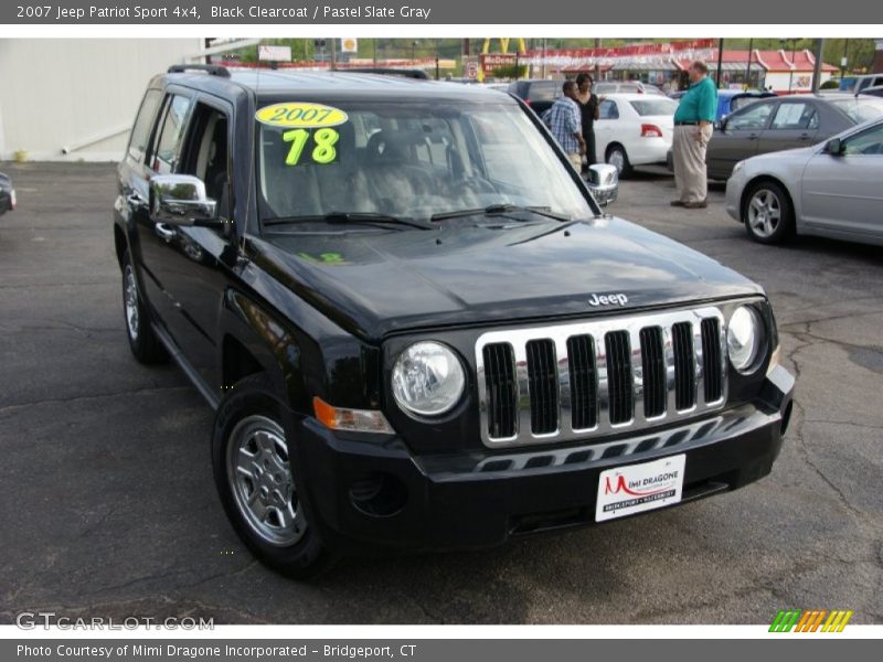 Black Clearcoat / Pastel Slate Gray 2007 Jeep Patriot Sport 4x4