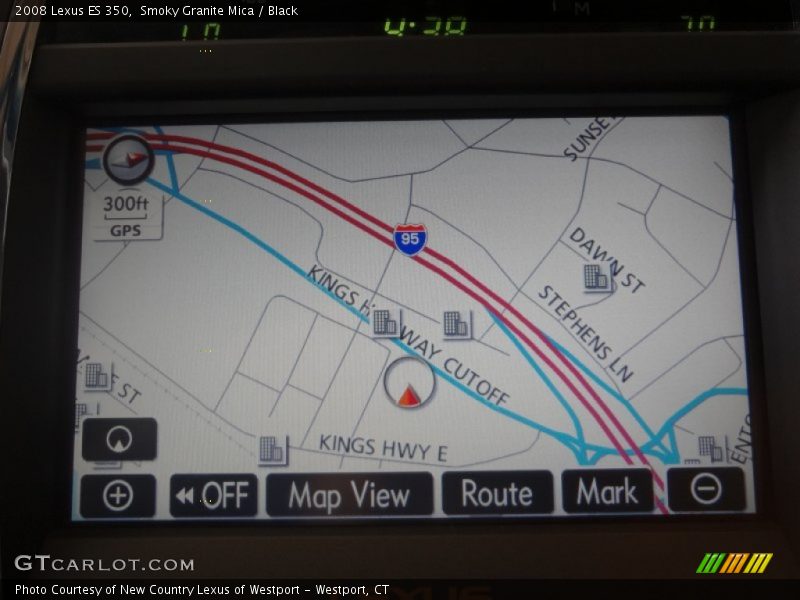 Smoky Granite Mica / Black 2008 Lexus ES 350