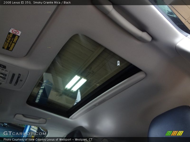 Smoky Granite Mica / Black 2008 Lexus ES 350