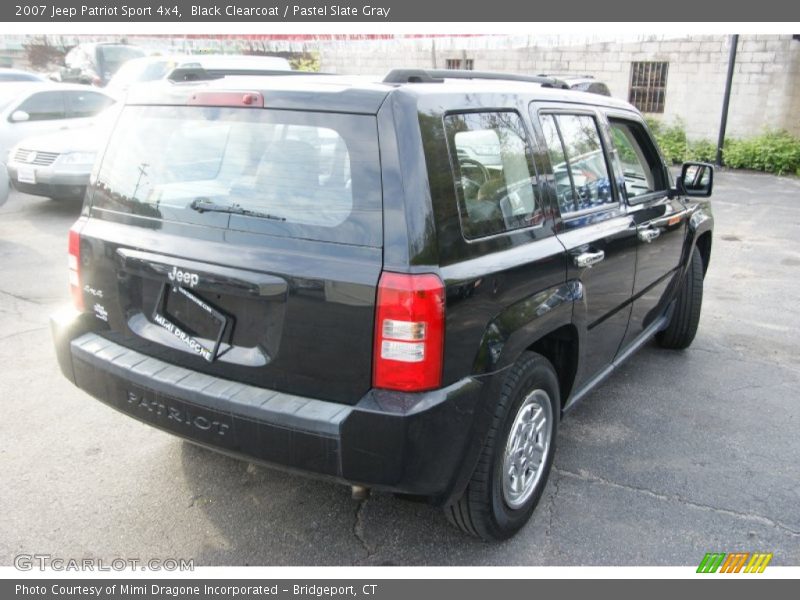 Black Clearcoat / Pastel Slate Gray 2007 Jeep Patriot Sport 4x4