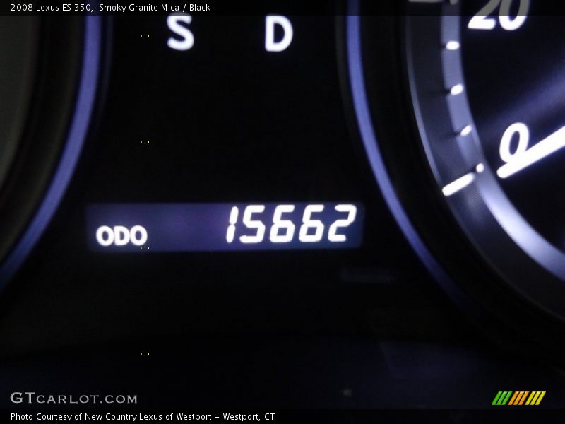 Smoky Granite Mica / Black 2008 Lexus ES 350