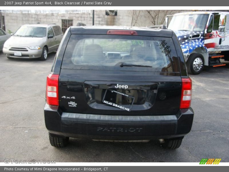 Black Clearcoat / Pastel Slate Gray 2007 Jeep Patriot Sport 4x4