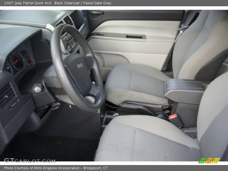 Black Clearcoat / Pastel Slate Gray 2007 Jeep Patriot Sport 4x4