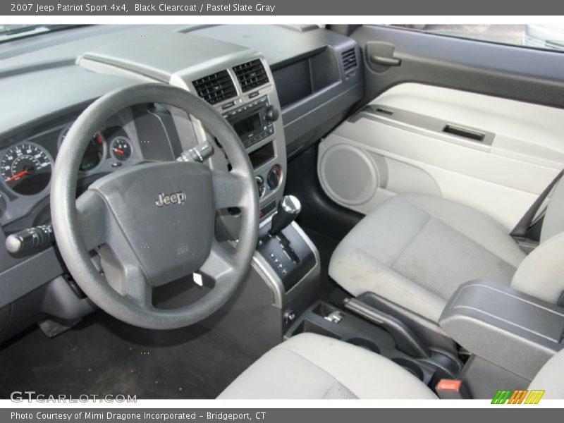 Black Clearcoat / Pastel Slate Gray 2007 Jeep Patriot Sport 4x4