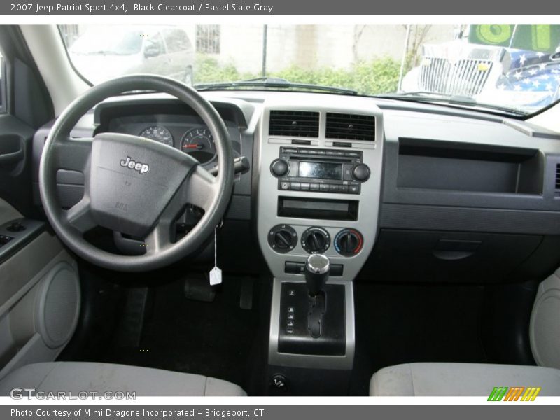 Black Clearcoat / Pastel Slate Gray 2007 Jeep Patriot Sport 4x4