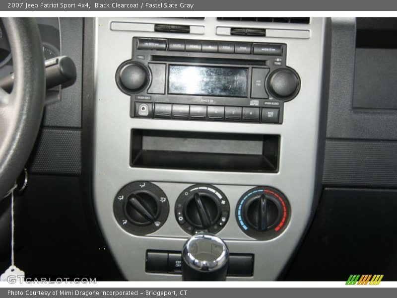 Black Clearcoat / Pastel Slate Gray 2007 Jeep Patriot Sport 4x4