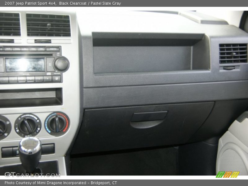 Black Clearcoat / Pastel Slate Gray 2007 Jeep Patriot Sport 4x4