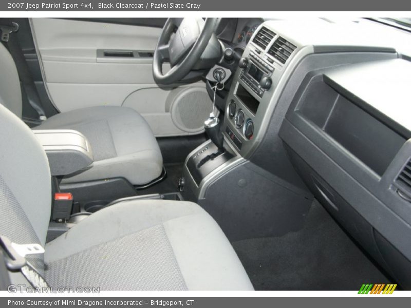 Black Clearcoat / Pastel Slate Gray 2007 Jeep Patriot Sport 4x4