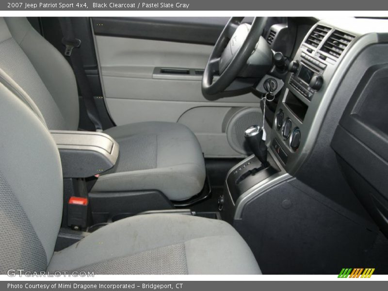 Black Clearcoat / Pastel Slate Gray 2007 Jeep Patriot Sport 4x4