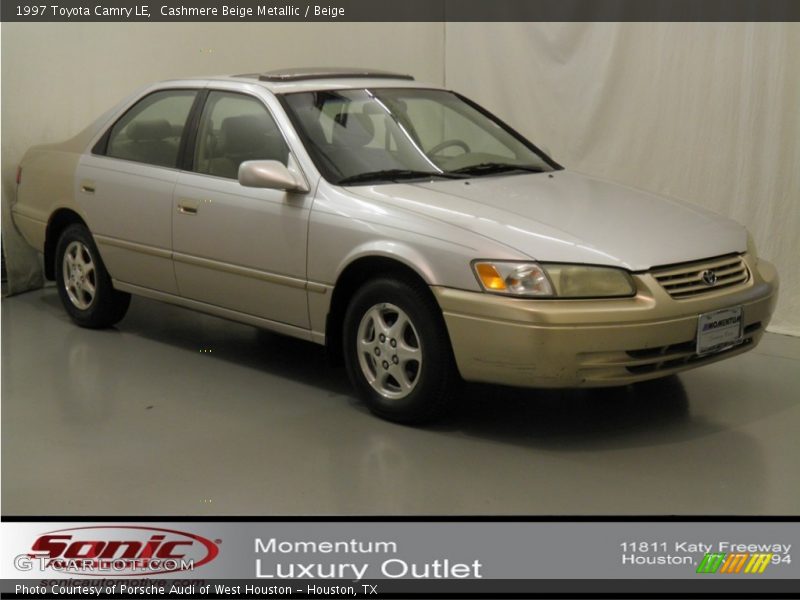 Cashmere Beige Metallic / Beige 1997 Toyota Camry LE