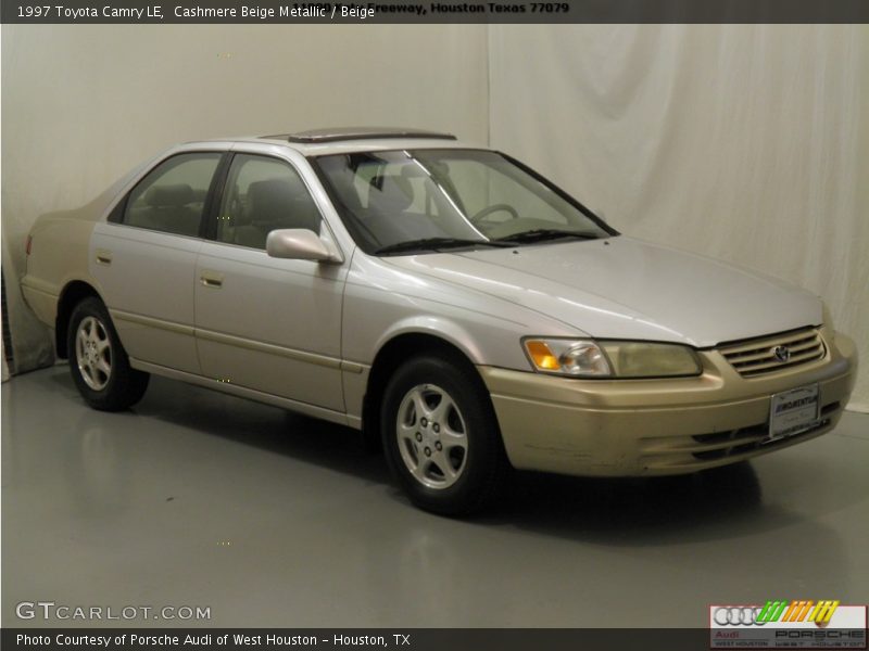 Cashmere Beige Metallic / Beige 1997 Toyota Camry LE