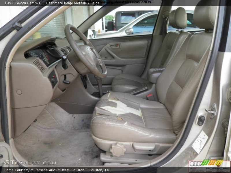 Cashmere Beige Metallic / Beige 1997 Toyota Camry LE