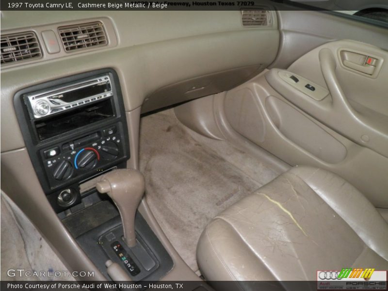 Cashmere Beige Metallic / Beige 1997 Toyota Camry LE