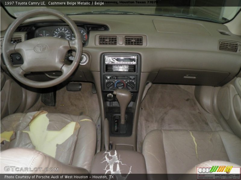 Cashmere Beige Metallic / Beige 1997 Toyota Camry LE