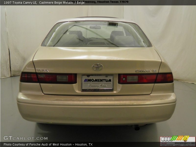 Cashmere Beige Metallic / Beige 1997 Toyota Camry LE