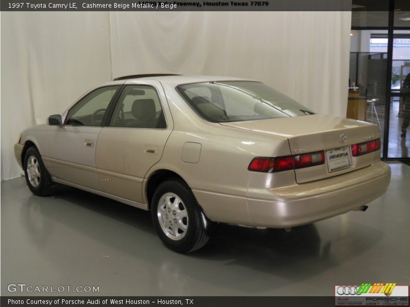 Cashmere Beige Metallic / Beige 1997 Toyota Camry LE