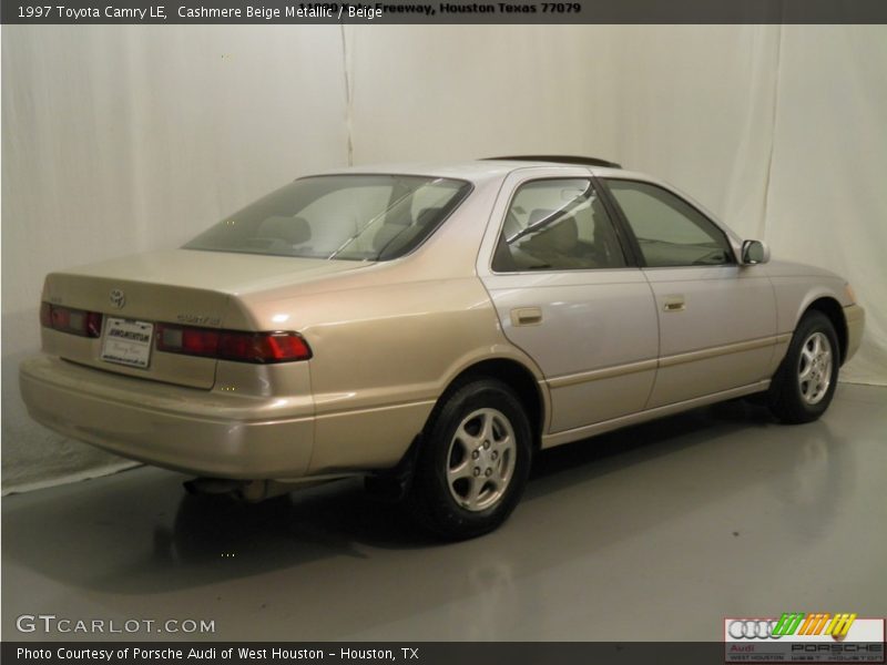 Cashmere Beige Metallic / Beige 1997 Toyota Camry LE