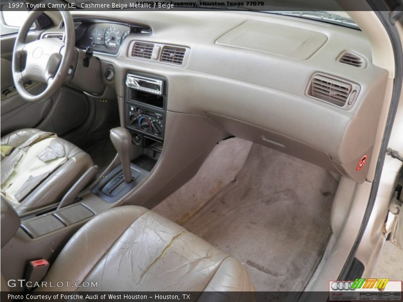 Cashmere Beige Metallic / Beige 1997 Toyota Camry LE