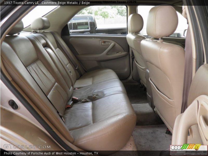 Cashmere Beige Metallic / Beige 1997 Toyota Camry LE