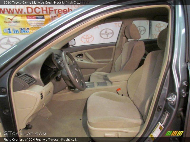 Aloe Green Metallic / Ash Gray 2010 Toyota Camry LE