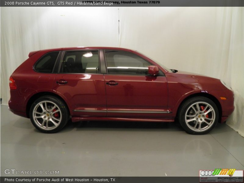 GTS Red / Havanna/Sand Beige 2008 Porsche Cayenne GTS