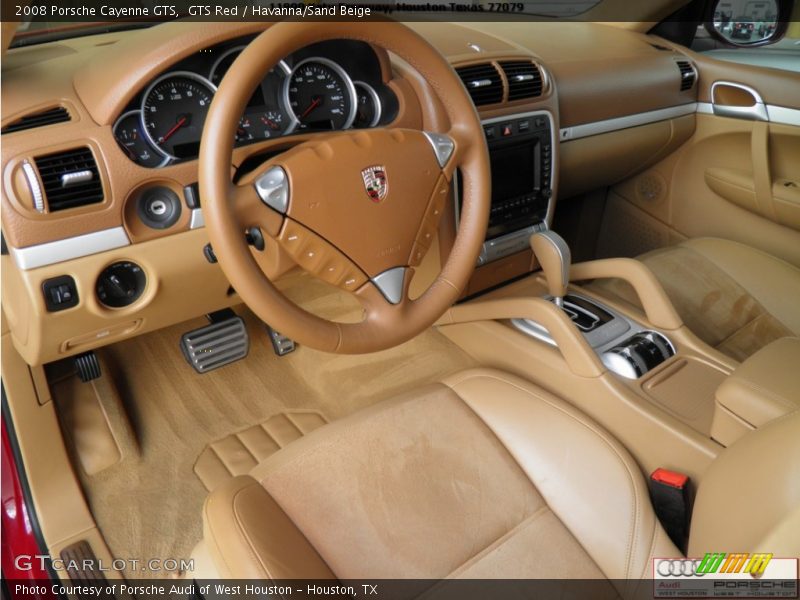 GTS Red / Havanna/Sand Beige 2008 Porsche Cayenne GTS
