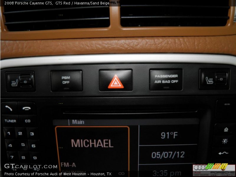 GTS Red / Havanna/Sand Beige 2008 Porsche Cayenne GTS
