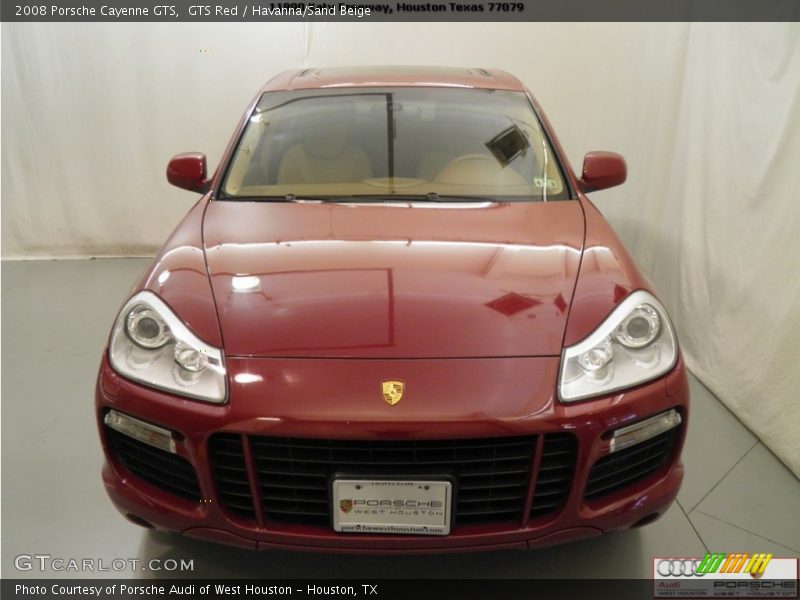 GTS Red / Havanna/Sand Beige 2008 Porsche Cayenne GTS