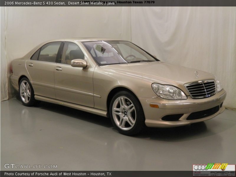 Desert Silver Metallic / Java 2006 Mercedes-Benz S 430 Sedan