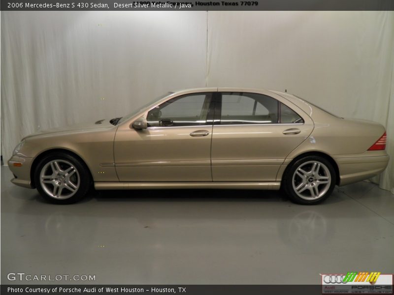 Desert Silver Metallic / Java 2006 Mercedes-Benz S 430 Sedan