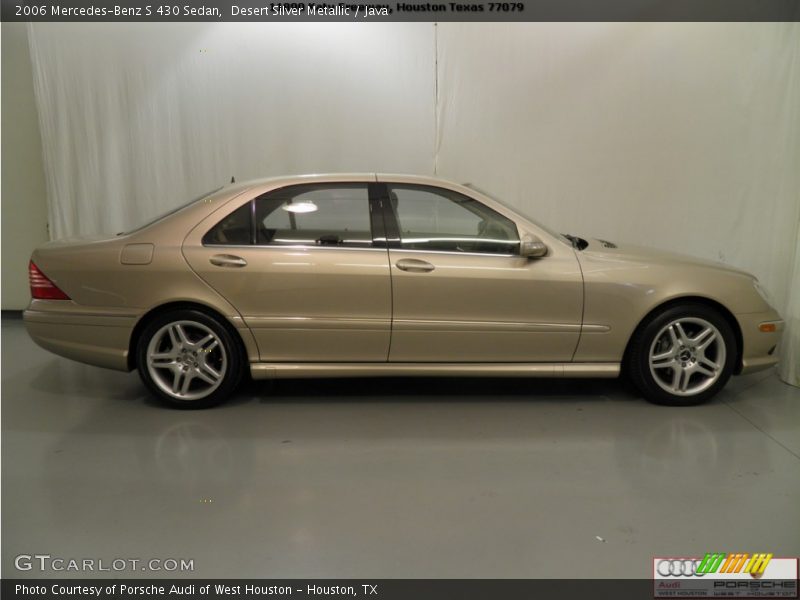 Desert Silver Metallic / Java 2006 Mercedes-Benz S 430 Sedan
