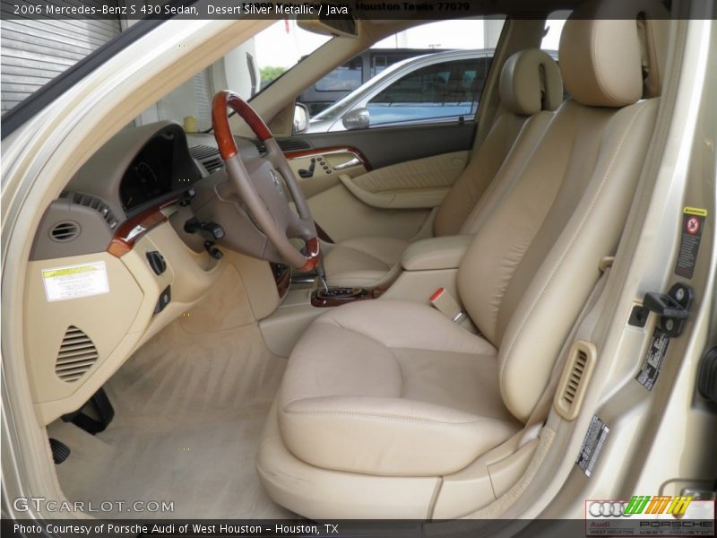Desert Silver Metallic / Java 2006 Mercedes-Benz S 430 Sedan
