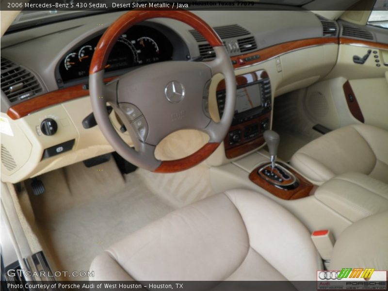 Desert Silver Metallic / Java 2006 Mercedes-Benz S 430 Sedan