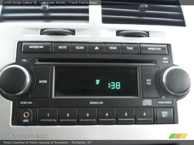 Light Khaki Metallic / Pastel Pebble Beige 2008 Dodge Caliber SE