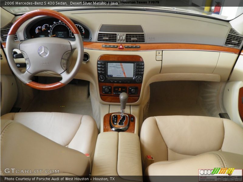 Desert Silver Metallic / Java 2006 Mercedes-Benz S 430 Sedan