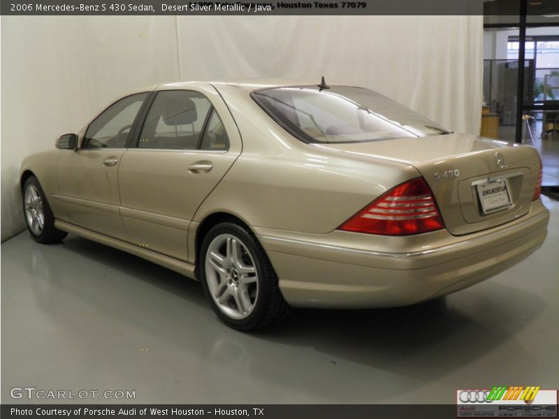 Desert Silver Metallic / Java 2006 Mercedes-Benz S 430 Sedan